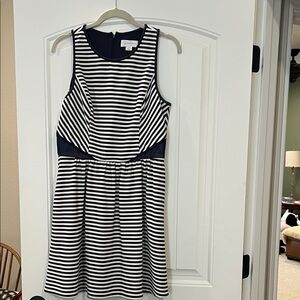 Jessica Simpson Navy and White Striped dress